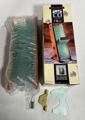 NEW Vintage Atlantic Giraffe Collection 5151-05 25 CD Tower Holder Wood Plastic