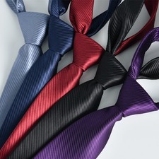 Business Tie for Men Solid Colour Formal Wear Wedding Formal Prom Business Boxed
