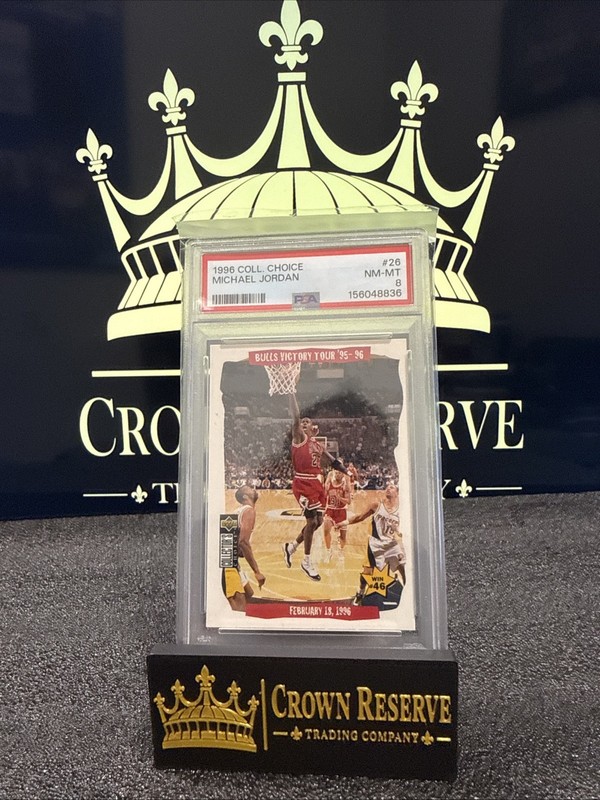 1996 Collector Choice 26 Michael Jordan PSA 8