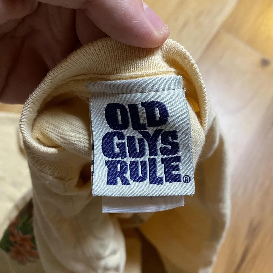 Camiseta Old Guys Rule Para Hombre Surf Gráfico Crema Talla 2Xl Legendaria Foto 3 de 4
