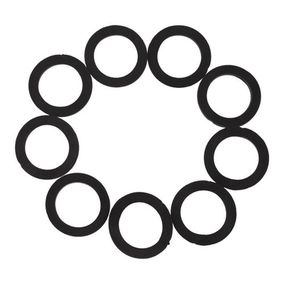 #ad 100 Pcs Fastening Rubber Ring Barbell Weight Washers Dumbbell Anti slip $20.49