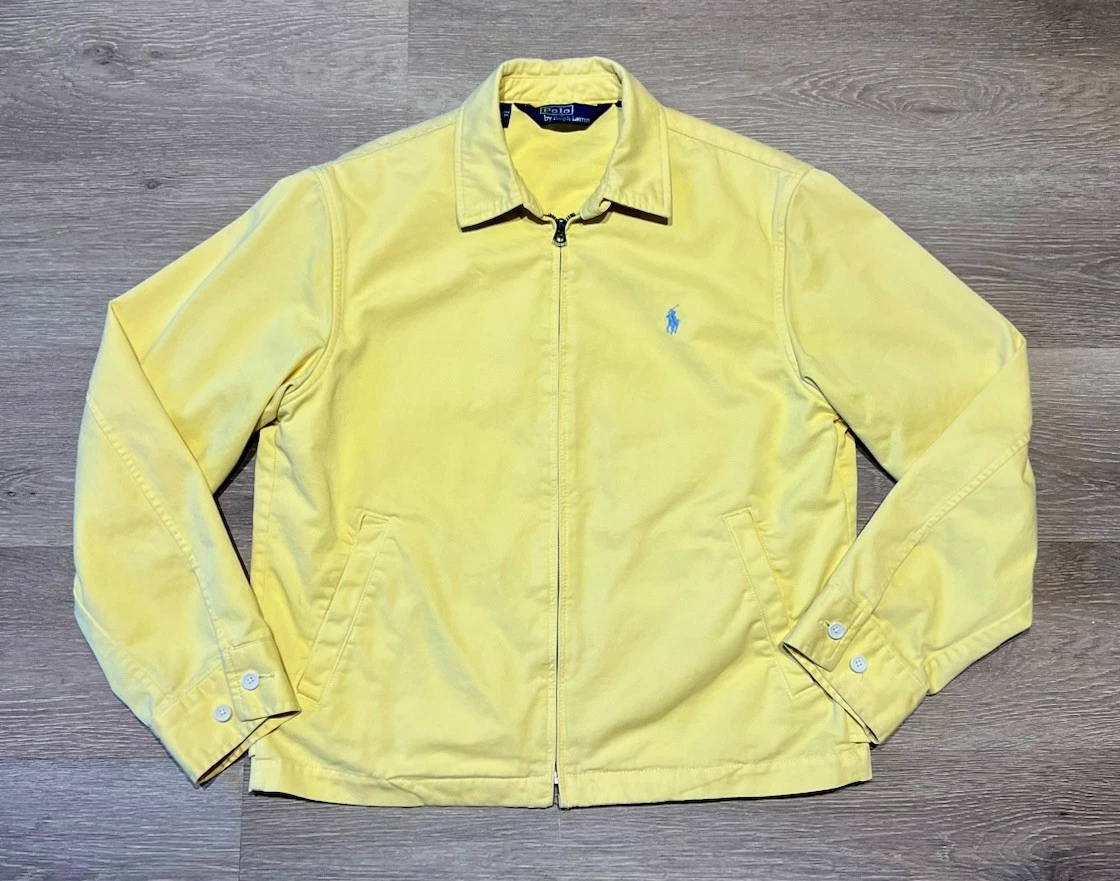 Polo Ralph Lauren Cotton Outer Shell Yellow Coats, Jackets & Vests