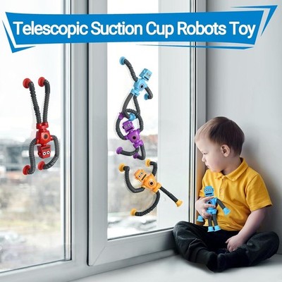 4 Juguetes Extraterrestres Telescópicos Con Ventosa – Tubos Pop Que Se Estiran Y Giran, Juguete Sensorial Para Autismo Y Estrés, Regalo Para Niños Mayores De 12 Años