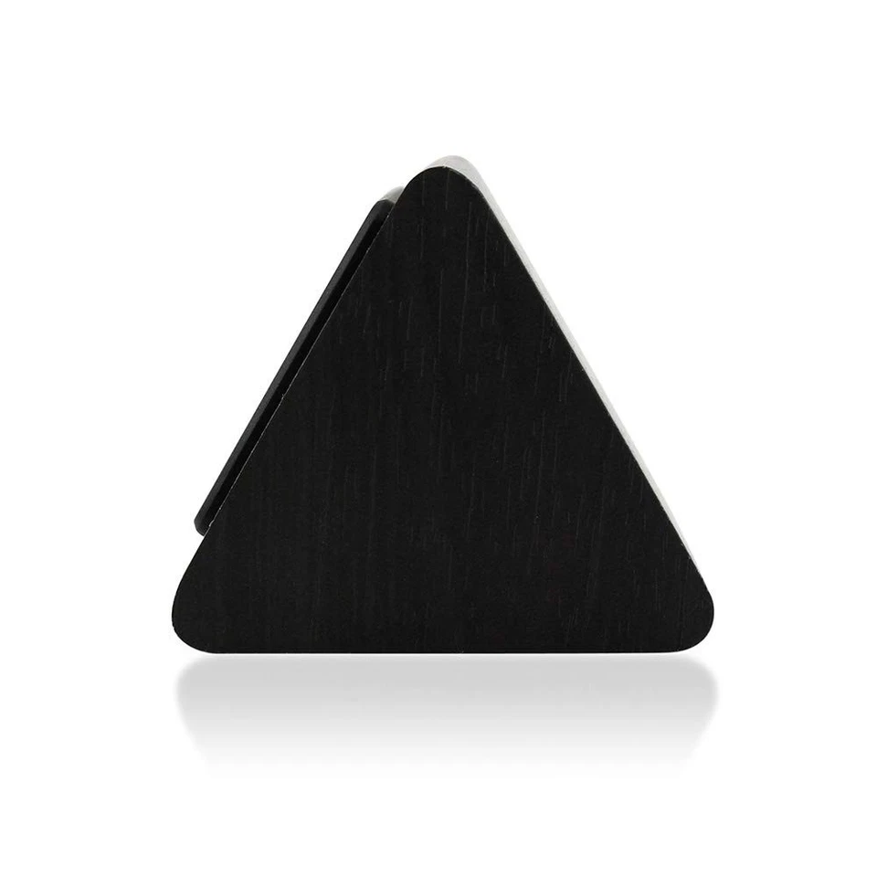 Digital Alarm Clock Wooden Alarm Clock Wood Modern Triangle Alarm Digital Des... - Image 4 of 4