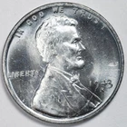 1943-S Steel Lincoln Wheat Penny Uncirculated BU - San Francisco Mint