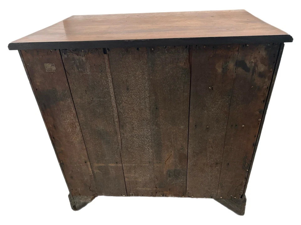 Escritorio georgiano del siglo XVIII caoba con orificio para la rodilla Foto 4 de 4