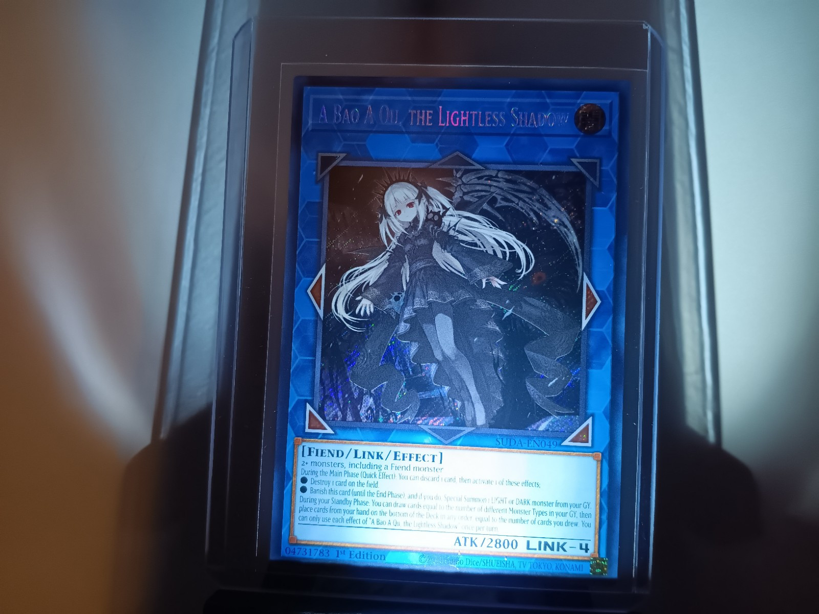 A Bao A Qu, the Lightless Shadow Yugioh Supreme Darkness SUDA-EN049 Secret Rare