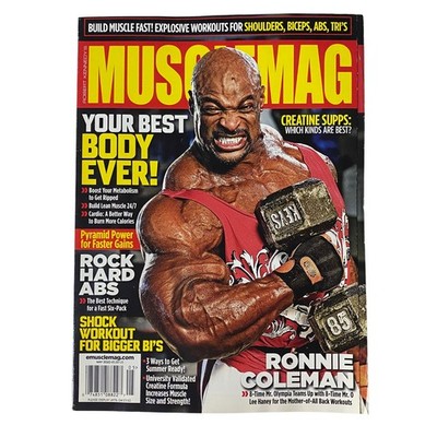 MuscleMag International Magazine May 2010 #336 Ronnie Coleman No Label VG