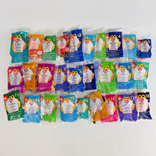 Lot of 28 VTG Sealed McDonald  s TY Teenie Beanie Babies No Double  s NEW 