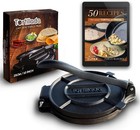 Tortillada  Tortilla Press, Quesadilla/Roti Maker (25 cm) Cast Iron with Recipes