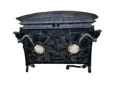 2021-2025 TESLA MODEL S FRONT RADIATOR CONDENSOR W/ ELECTRIC FAN MOTOR & SHROUD