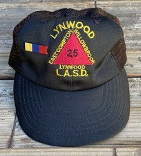 Vintage LASD Lynwood Eaat Compton Willowbrook 25 Snaoback Hat USA Made W/ Pin