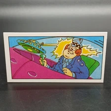 Rare 1985 Barratt Bananaman Candy Cigarette Trade Card #36 O'REILLY NERK SHIP