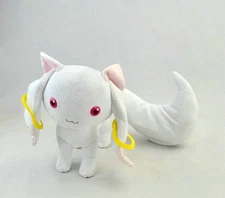 9'' Puella Magi Madoka Magica Magic Kyubey Qbay Cat Soft Stuffed Plush Doll Toy 