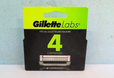 Gillette Labs Razor Blade Refills 4 Cartridges Fits All GilletteLabs Razors