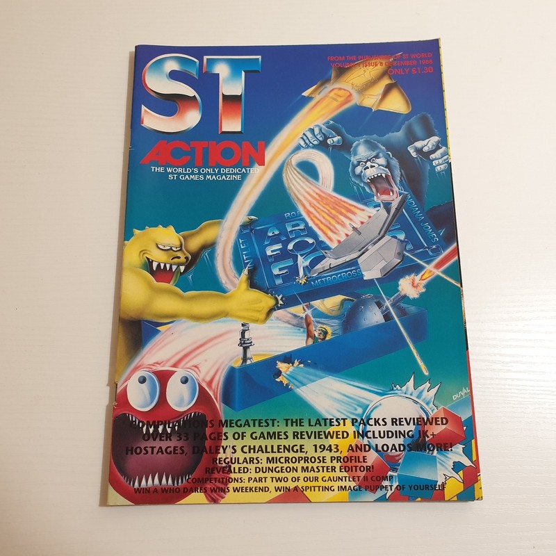 ST Action Magazine - Issue 8 (December 1988) - Atari ST 🟦