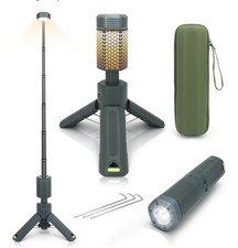 Teleskopowe światła kempingowe, przenośna latarnia kempingowa z torbą do przechowywania,...