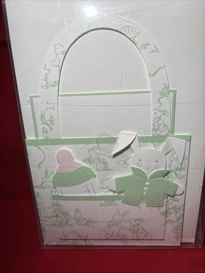 Meri Meri Baby Shower Invitations/Notecards New In Box 16 (2sets Of 8) Bunny - Image 3 of 4