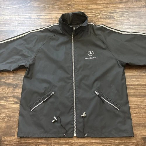 NWT Men’s L Vintage Mercedes-Benz Weatherproof Roadside Assistance Nylon Jacket - product listing photo