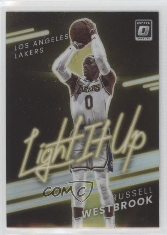 2021-22 Panini Donruss Optic Light It Up Holo Prizm Russell Westbrook #13