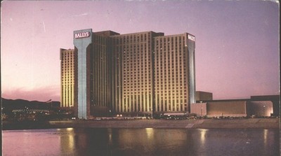 Vintage 1987 Bally's Reno Nevada Hotel Casino Postkarte verschickt Sacramento CA