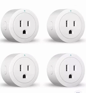 Prise intelligente ESICOO - Alexa, Echo & Google Accueil - Seulement WiFi 2.4G (4-Pack)