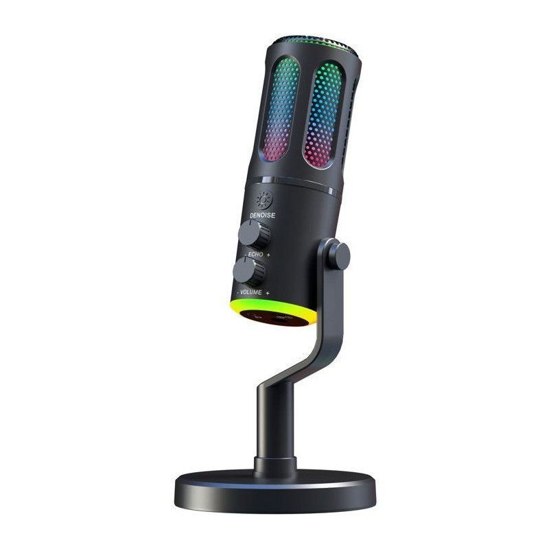 Microphone Gaming RGB THE G-LAB K-MIC-NEON Compatible PC et Consoles Noir