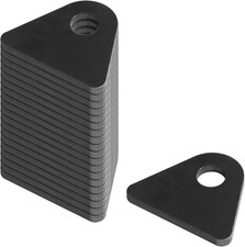 20 Pack Weld-On Shock Mount Tabs, 1-1/4" Hole Center to Base, 1/2" Bolt Hole, 3/