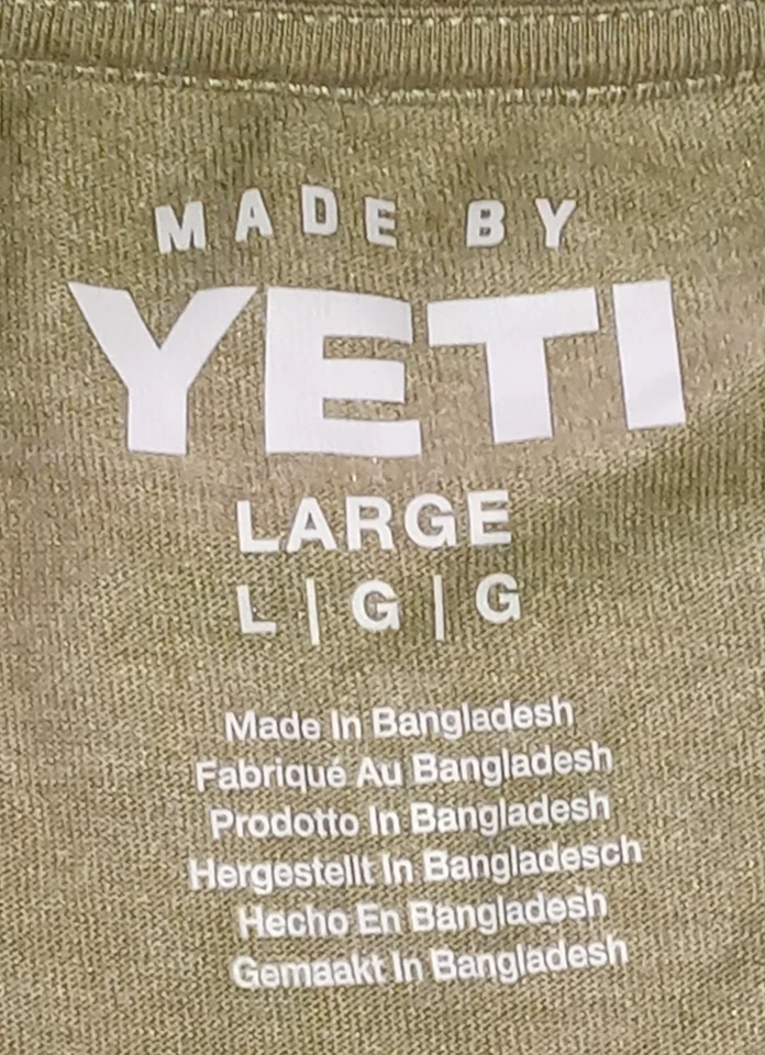 Camiseta Yeti Para Hombre Sunrise Alce Manga Larga Brezo Verde Oliva Talla L Foto 3 de 3