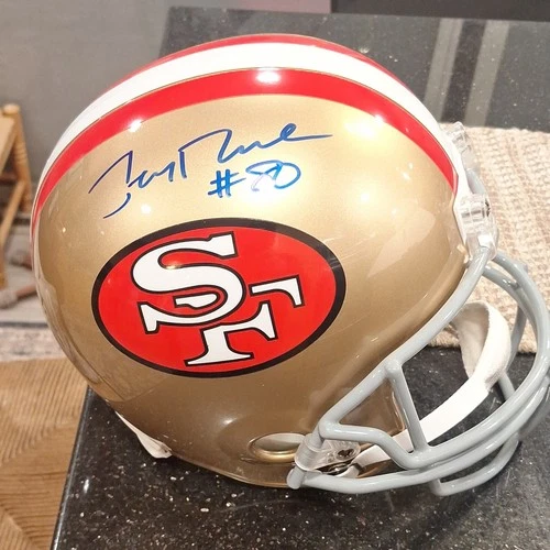 jerry Rice San Francisco 49ers Autographed Helmet PSA Authenticated