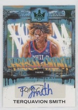 2023-24 Panini Court Kings Fresh Paint Jade Terquavion Smith #FP-TSP Auto 0o5t