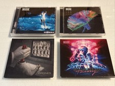 MUSE 4 CD LOT [SHOWBIZ, 2ND LAW, DRONES, SIMULATION THEORY (DELUXE) BONUS TRKS]