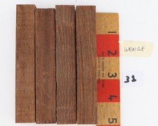 4 WENGE WOOD PEN BLANKS - LOT 31 