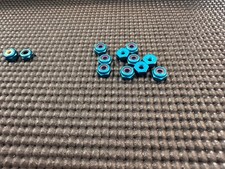 Color Aluminum Nylon Insert Lock Nuts #8-32 - Pinball Machine Mod - US Shipped!