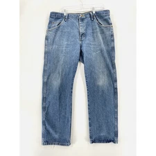 Wrangler Men’s Jeans Size 38Wx29L Blue Denim Regular Fit Western