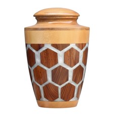 wooden urn box for ashes large