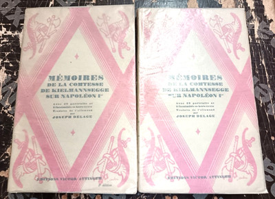 KAISERREICH NAPOLEON ERINNERUNGEN AN DIE GRÄFIN VON KIELMANNSEGGE AN NAPOLEON 1928 2FLUG