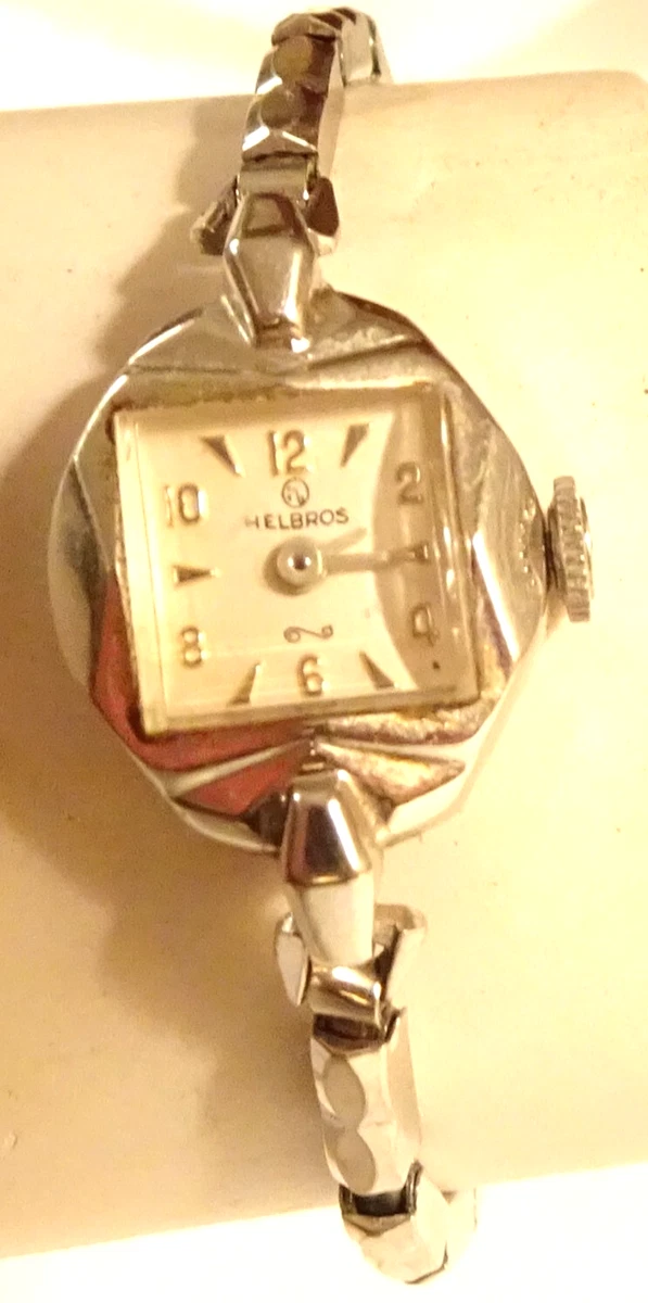 Vintage Helbros 1932 Women\'s Watch Art Deco Style 15J Star Case 14k Gold Filled Vintage Helbros 1932 Women main image 3