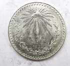 Photo of a 1932 Mexico Un Peso Silver from an eBay listing that sold on Jul 5, 2026