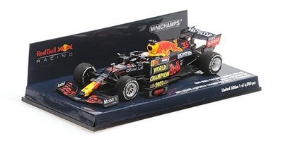 1:43 MINICHAMPS Red Bull Rb16B Max Verstappen Winner Abu Dhabi Gp 2021 410212333
