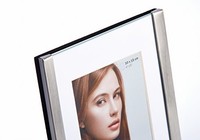walther design Bilderrahmen Silber 10 X 15 Cm Mit Passepartout, Mette
