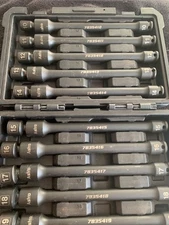 Astro Pneumatic 78354 10 Piece 3/8" Drive Metric Pinless Universal Impact