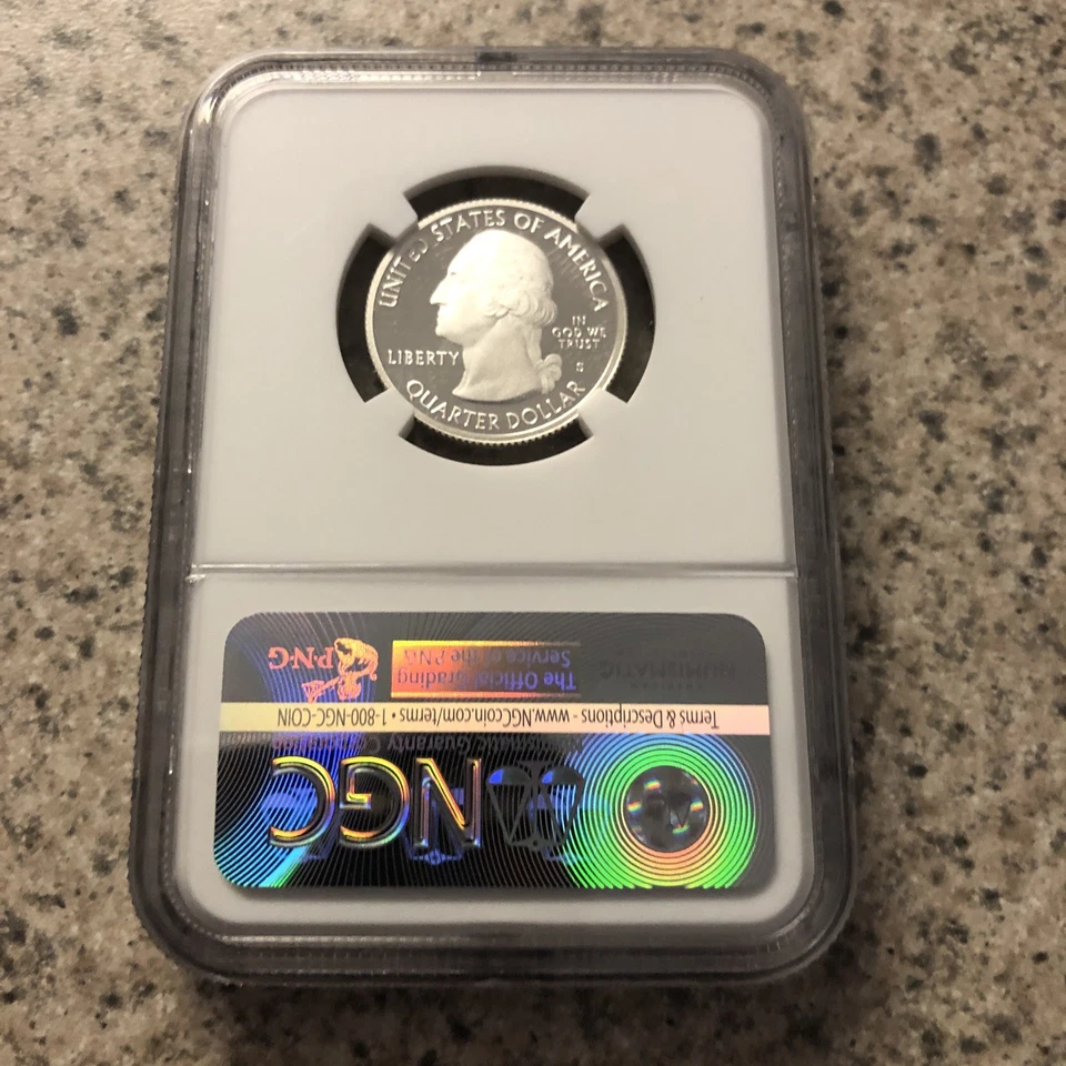 2016 US Mint 2016 S Silver 25 Cent Theodore Roosevelt Limited Edition PF69 (NGC) - Image 2 of 2