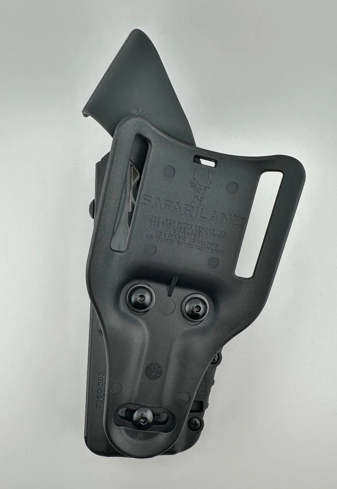Safariland 7360 ALS/SLS 7TS Level 3 RH Black Duty Holster for H&K VP9 - Image 3 of 4