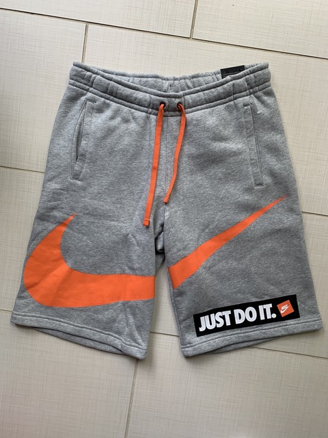nike just do it fleece shorts