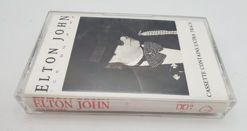 Elton John Ice On Fire Cassette Tape Nikita 1985 Geffen Records Extra Track - Picture 2 of 5