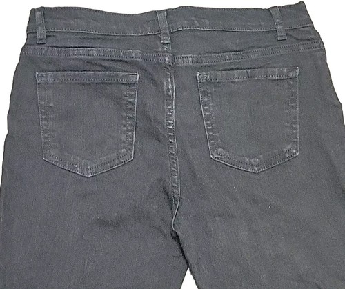 Childrens Place Jeans Girls Sz 14 Black Denim Super Skinny Mid Rise Button - Picture 6 of 10