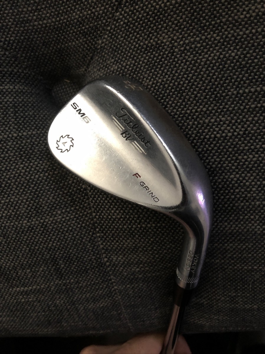 Titleist VOKEY SM6 50° 56° 2本セット F GRIND Titleist Vokey SM6 Tour Chrome 56* 14 F-Grind Wedge Steel Mens RH
