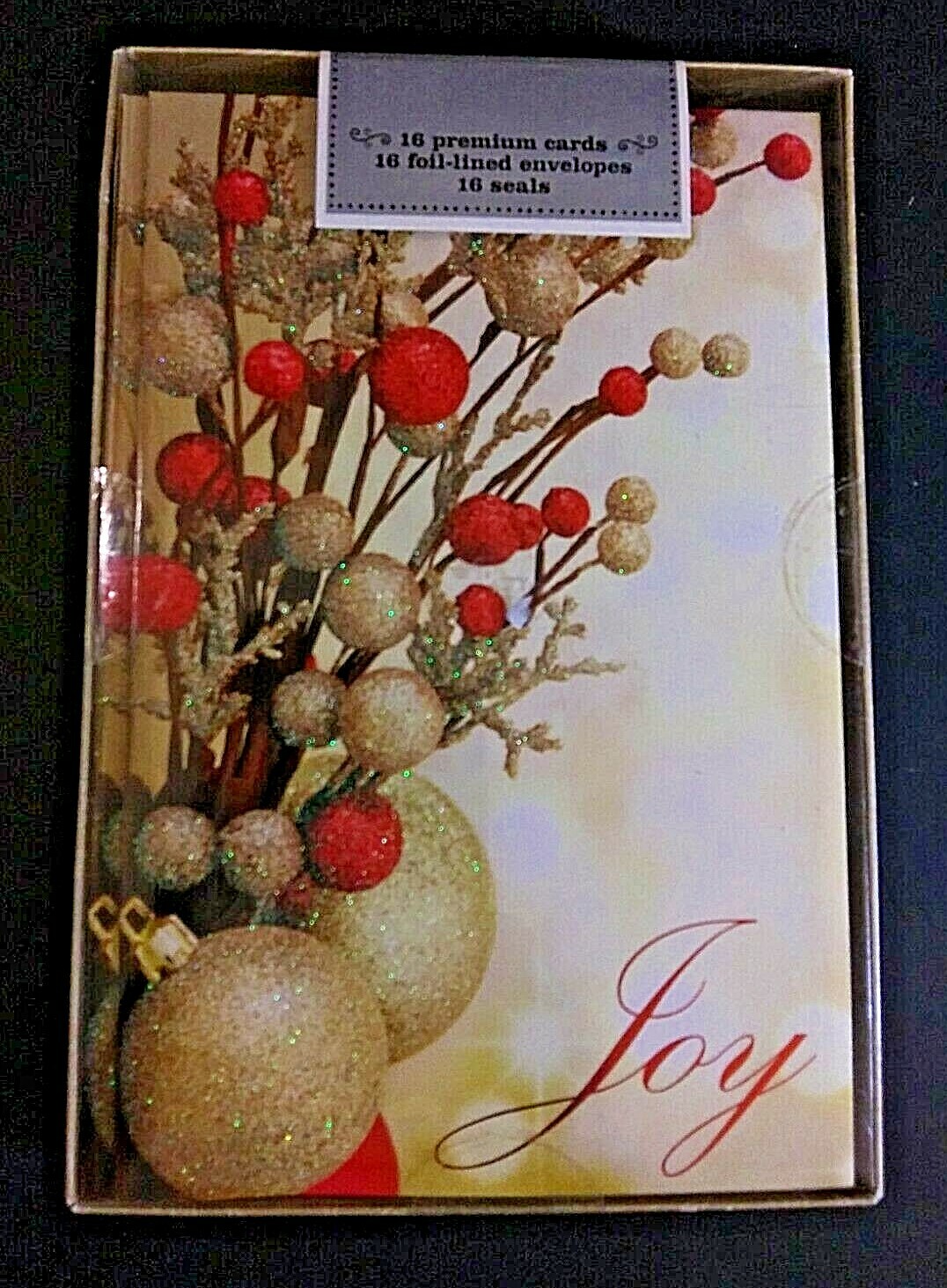 Joy Happy Holidays Sealed box 16 cards Swinton Avenue Trading Ltd eBay