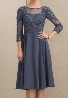grey semi formal dresses